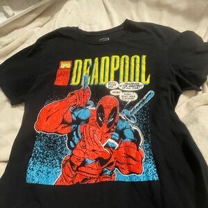 Marvel Black Cotton T-Shirt